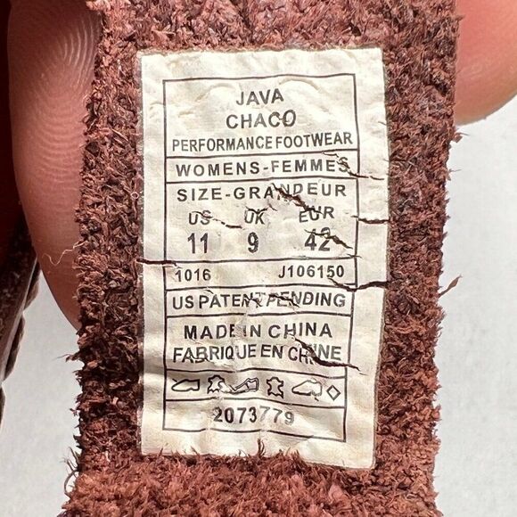 Chaco Women's Size 11 Fallon Java Leather Sandals - Picture 8 of 8